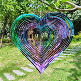 Wind Spinners Outdoor Yard Spinners - Metal Wind Spinner Outdoor Hanging, Wind Chimes for Outside, Spiral Crystal Wind Spinner, Garden Wind Spinners, （10 inch）