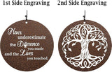 Retirement Wind Chime, Tree of Life, Inspirational Retirement Gifts for Men, Women, Teacher, Co-Worker, Employee, Nanny, Nurse (Copper), NXW#303