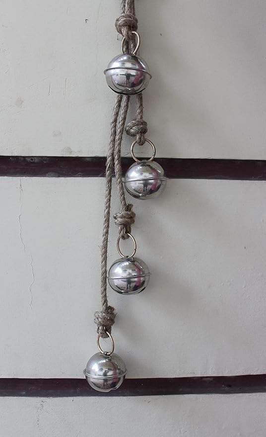 Mango Gifts Vintage Bells Hanging Chimes with Rope Tranquil Wind Chimes for Garden Outdoor and Patio (MGT22)