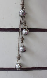 Mango Gifts Vintage Bells Hanging Chimes with Rope Tranquil Wind Chimes for Garden Outdoor and Patio (MGT22)