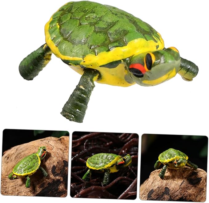 Metal Turtle Ornament Miniature Tortoise Figurine Garden Decoration Toy Iron Craft
