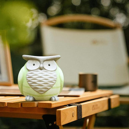 Topadorn Ceramic Owl Statue for Garden Décor,Garden Statue Figurine Tableshelp Ornaments Statues