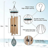 ASTARIN Personalized Happy Retirement Wind Chimes, Tree of Life Retirement Wind Chimes Gifts for Women/Men Teacher Coworker 2025, Going Away Farewell Gifts, Deep Tone Larde Wind Chime(Produced in USA)
