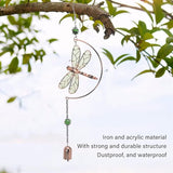 Dragonfly Wind Chimes, Dragonfly Ornaments Hanging Decorate Window Hanging Ornaments for Patio, Garden, Backyard or Porch