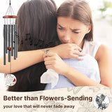 BeauGift Memorial Gifts for Loss of Dad, 32" Ceramic Wind Chimes for Loss of Father Sympathy Gift, Bereavement Remembrance Funeral Gifts for Loss of Father, in Memory of Dad Papa Loved One