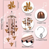 Hummingbird Gifts for Women - Hummingbird Wind Chimes for Outside, Mom Grandma Sister Christmas Mother's Day Birthday Houswarming Gifts, Memorial Wind Chimes for Outdoor Garden Patio Decor