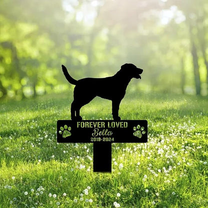 Custom Greater Swiss Mountain Metal Memorial Garden Stake Personalized Pet Grave Marker Name Sign Remembrance Stake Decor Sympathy Dog Loss,Outdoor Statues for Yard Garden Lawn Patio Pathway Grave.