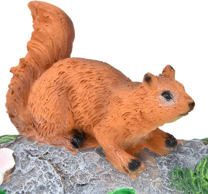 Statue Fine Carving Animal Ornament for Garden Flowerpot Porch Gazebo Decorative Figurine