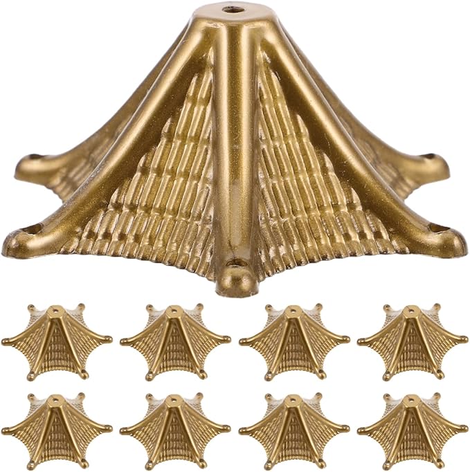 KICHOUSE Wind Chime Accessories 2.40 Inch Wind Bell Caps Replacement Parts for DIY Outdoor Garden Chimes Toppers and Windchime Craft Supplies Set of 10