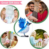 Nacome Blue Jay Garden Decor Metal Yard: Weatherproof Sculptures with Stakes Easy to Assemble Ornaments for Indoor Outdoor Yard Lawn Art - Mother's Day Birthday Gifts for Mom Women Grandma