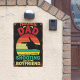 Patio Wall Decor Thanks Dad For Not Ever Really Shoog Any Of My Fatherss 2023s Vintage Signs Coffee Bar Retro Tin Metal Sign For Home,Office,Yard,Cafe Inspirational Life Quotes Wall Decor 8X12inch