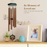33" Tree of Life Wind Chimes | Warm Copper Memorial Windchime for Loss of Loved Ones, Sympathy Gift, Deep Tone & Weather-Resistant, Outdoor Decor Garden Decoration