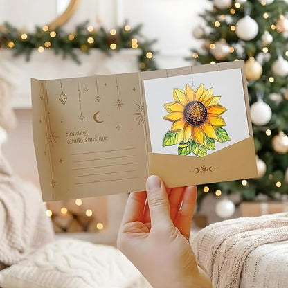 Sunflower Acrylic Suncatcher, Boho Suncatchers for Window Hanging Ornament, Stained Glass Effect Art Garden Decor for Flower Lover, Gifts for Mother's Day, Mom, Grandma, Wife, Women, Nana