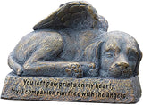 Roman Garden - Dog with Wings Garden Statue, 6H, Garden Collection, Resin and Stone, Decorative, Memorial Gift, Garden Gift, Home Outdoor Decor, Durable, Long Lasting