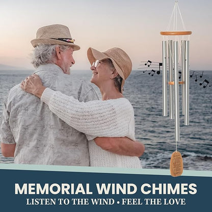 Woodstock Chimes Signature Collection, Woodstock Reflections, 22'' Serenity Prayer Inspirational and Memorial Wind Chimes for Outdoor, Patio, Home or Garden Décor (WRSP)