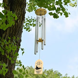 Memorial Wind Chimes - Hunting in Heaven Memorial Gifts - Sympathy Gifts for Lost of Loved One Who Loved to Hunt - Bereavement Gifts for Loss of Father, Husband, Brother, Grandpa or Hunter