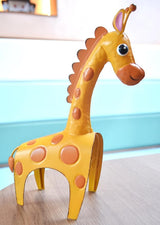 GIFTME 5 Metal Giraffe Garden Decor Outdoor Yard Decor for Patio, Flower Bed, or Indoor Shelf,Whimsical Safari-Inspired Outdoor Decor Accent
