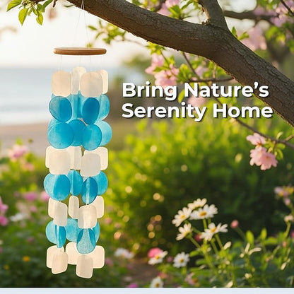 Solange & Frances Spring Decor Wind Chimes for Outside. Garden Decor Wind Chimes. Unique Windchimes Birthday Gifts for Women, Gift for Women Ideas