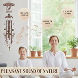 Wind Chimes for Outside - Alien Decor Metal Windchime Outdoor Garden Yard Patio Backyard Indoor Balcony Art Hanging Waterproof UFO Decoration Birthday Gifts for Men Women Mom Grandma Wife
