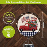 Briarwood Lane Stars and Stripes Truck Illuminated Wind Chime