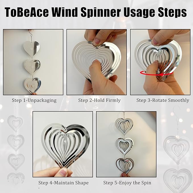 Bird Scare Discs Set Reflective Wind Spinners Outdoor Decor 3D Metal Bird Reflectors Devices Deterrents to Keep Woodpecker Pigeon Away from House Window Outside Patio Yard Porch Fruit Trees