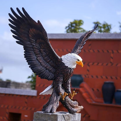 Huge Eagle Statue - 24.4 Inch Outdoor Eagle Statue for Garden, Outside,Yard Decoration