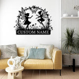 Custom Butterfly Metal Sign,Personalized Butterfly House Number Signs,Personalized Gardener Name Sign,Garden Patio Wall Decor (Style-2)