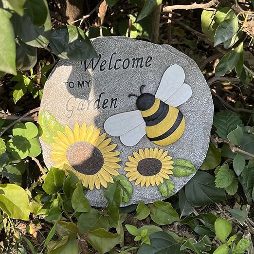 Yardwe 1pc Garden Stepping Resin Outdoor Decor for Pathways and Lawns Eye- Garden Ornament for Unique Landscape Aesthetics Easy to Install