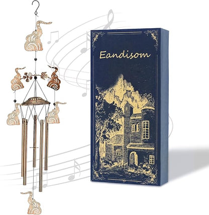 Wind Chimes for Outside Garden Decor - Elephant Decorations Wind Chimes, Birthday Gfits for Women, Mom, Grandma, Memorial Gifts, Housewarming Gifts, Yard or Patio Deals