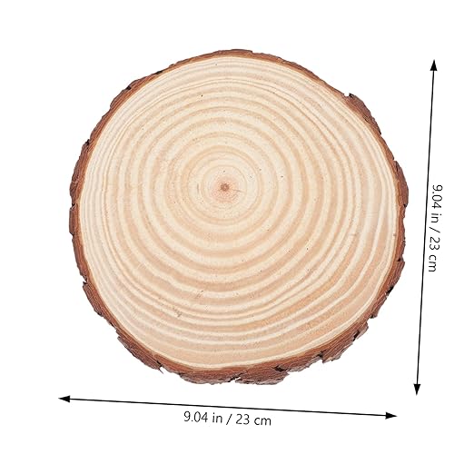 2pcs Outdoor Garden Stepping Stones Wood Log Thick Lawn Decor Pathway Walkway Landscaping Decorative