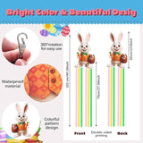 Soulchen Easter Bunny Windsock for Outside 40'' Windsocks for Easter Day Decorations Hanging Bunny for Farmhouse Garden Home Yard Decor