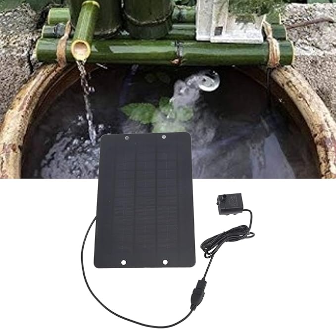 Generic Bird Bath Water Fountain, Easy to Install Adjustable Angle Solar Fountain for Bird Bath, Genericqsgvg18i90