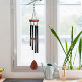Christian Gifts Bird Wind Chimes, Bird Gifts Wind Chimes, Christian Faith Based Religious Gift for Women, He Will Cover You with His Feathers Bible Verse WindChimes for Outside 26" Inches