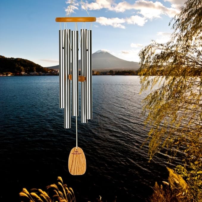 Woodstock Chimes Signature Collection, Chimes of Kyoto, 25'' World Music Wind Chimes for Outdoor, Patio, Home or Garden Décor (KWS)