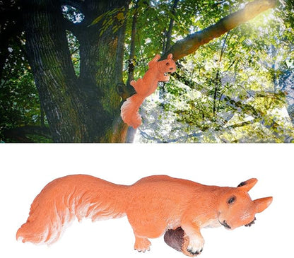 Animal Garden Sculpture Tree Ornament Lifelike Resins Courtyard Statue for Lawn Decor