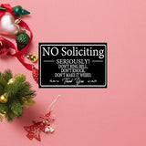 Funny Dark Humor Beware Warning Sign, No Soliciting Wall Decor, Don’t Ring Bell Don’t Knock, Yard Garden Plaque Outdoor for Home Fence 8 X 12 Inches