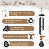 Sympathy Gifts for Loss of Loved One, Memorial Wind Chimes Gifts for Loss of Mom Dad, Bereavement Sympathy Memorial Gift for Loss of Mother Father Husband Condolence Remembrance