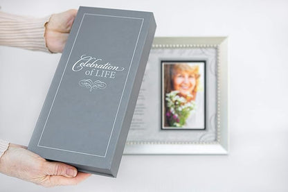 Celebration of Life Sympathy Gift - Cardinal/Bereavement Gift with Photo Charm Ornament