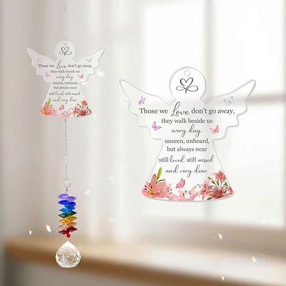 1 Layered Ornament Suncatcher - Still Loved Still Missed - Angel - Funeral Gift for Women, Men - Memorial Gifts for Loss of Loved One - Remembrance Keepsake - Mother's Day