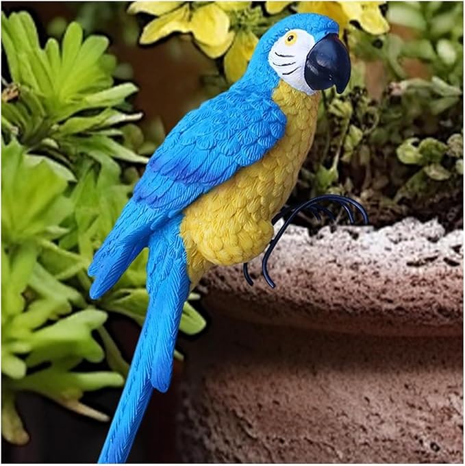 Garden Decor Resin Bird Statues Garden Decorative Sculptures Outdoor Decor Outdoor Decor(D)