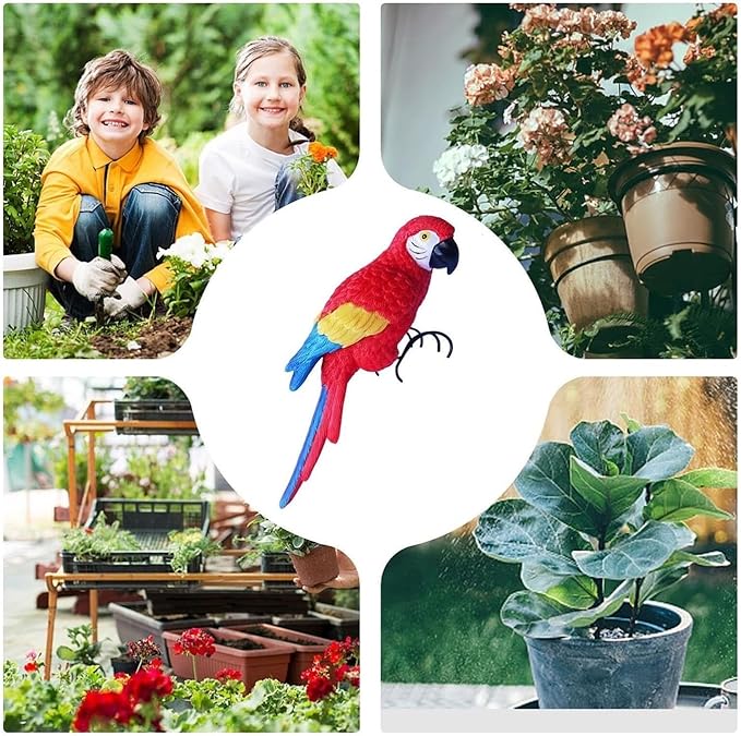 Garden Decor Resin Bird Statues Garden Decorative Sculptures Outdoor Decor Outdoor Decor(C)