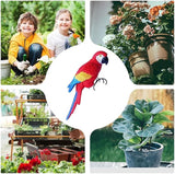 Garden Decor Resin Bird Statues Garden Decorative Sculptures Outdoor Decor Outdoor Decor(C)
