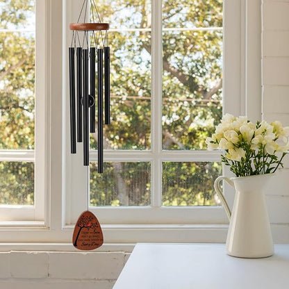 PRSTENLY Memorial Wind Chimes, 26 Inch Memorial Gifts for Loss of Loved One, Sympathy Gift Baskets for Loss of Mom Dad Son Daughter Husband Wife, Bereavement Remembrance Gift in Memory of Loved One
