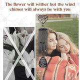 Memorial Gifts for Loss of Sister, Prayer Angel Sympathy Wind Chimes, Loss of Sister Sympathy Gift - A Gift to Express Condolence, Bereavement, Comfort, Remembrance and Healing