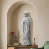 YOLENY Virgin Mary Praying Statue, 29.9 Inch Religious Garden Statue of Mary, Blessed Mother Mary Outdoor Sculpture for Home Yard Patio Decoration