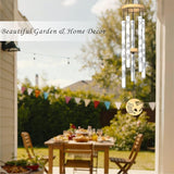 Gifts for Daughter, Unique Birthday Gift for Daughter from Mom Dad, 32" Butterfly Daisy Modern Wind Chimes, Love Reminder Gifts for Birthday Graduation Mother's Day (for Daughter)