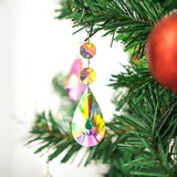 kanpura 25pcs 50mm Crystal Prisms Chandelier Suncatcher Beads Replacement Colorful Hanging Crystals for Chandeliers Window Wedding Party Decor