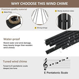 ASTARIN Personalized Sympathy Wind Chimes, Sympathy Gifts for Loss Mother Wife Husband, Deep Tone Large Personalized Wind Chime for Indoor Outside, in Loving Memory of Loved One, Produced in USA