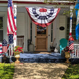 hogardeck 4th of July Decorations Outdoor, 36” Set of 3 Metal Firework Decorative Garden Stakes for Fourth of July Decorations, Patriotic Yard Firecracker Signs for Garden Memorial Day Decorations