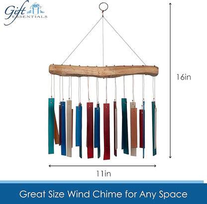 Blue Handworks Rectangle Glass Wind Chime Retro
